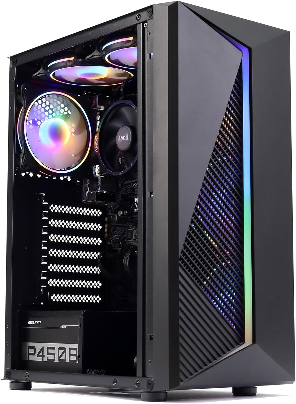 MXZ Gaming PC: R5 5600GT, 16GB RAM, 1TB NVME, RGB Fans