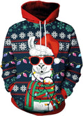 Christmas Hoodie for Men - Funny 3D Printed Unisex Pullover (S-3XL)