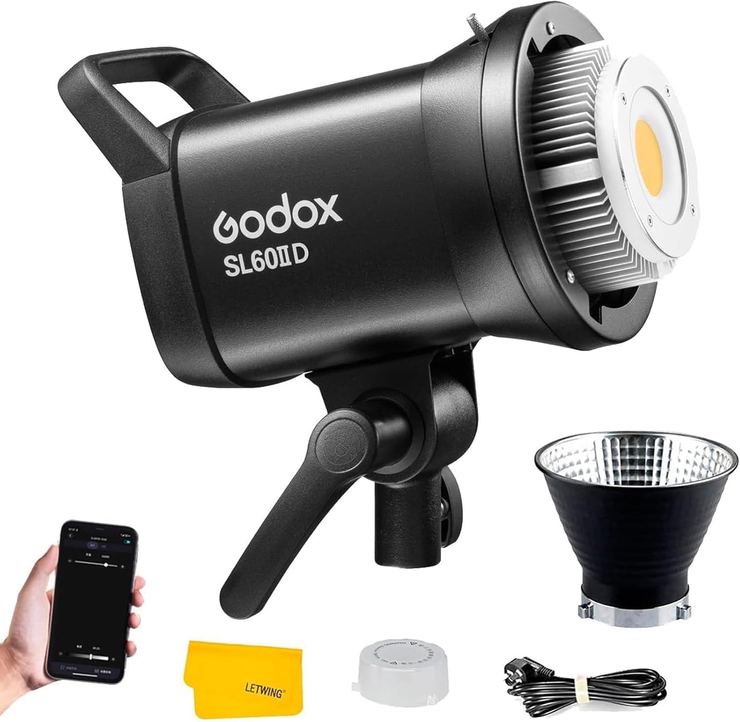 Godox SL60IID 70W LED Video Light with APP Control and FX Effects