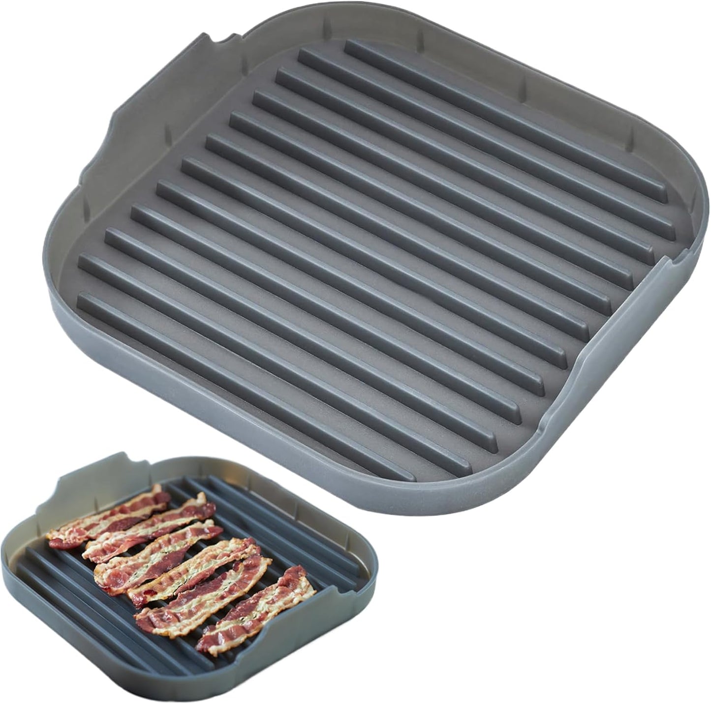 Effortless Bacon Crisping - Food-Grade Silicone Tray