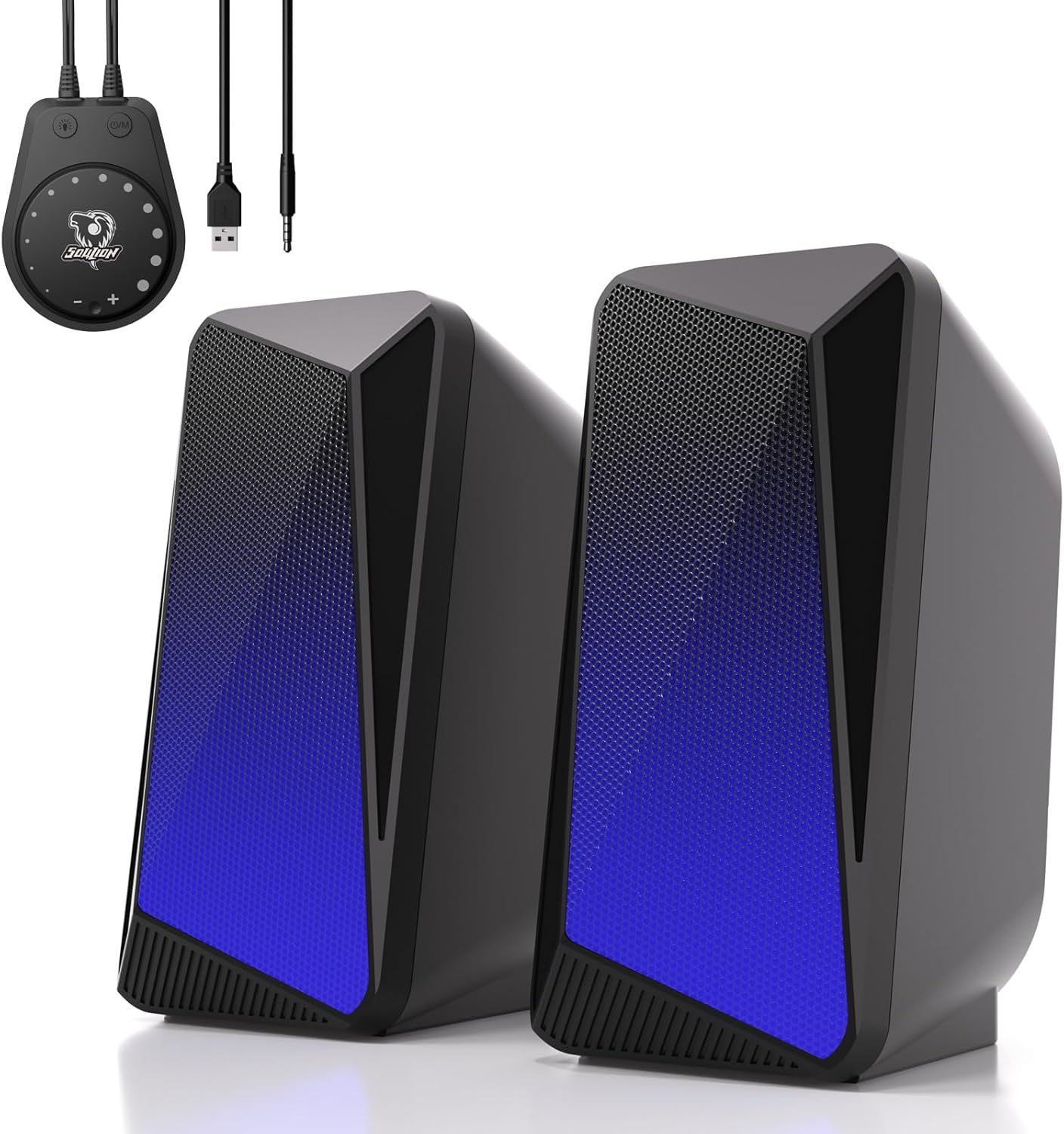 SOULION C30 Bluetooth Speakers: Immersive Sound & Dazzling Lights