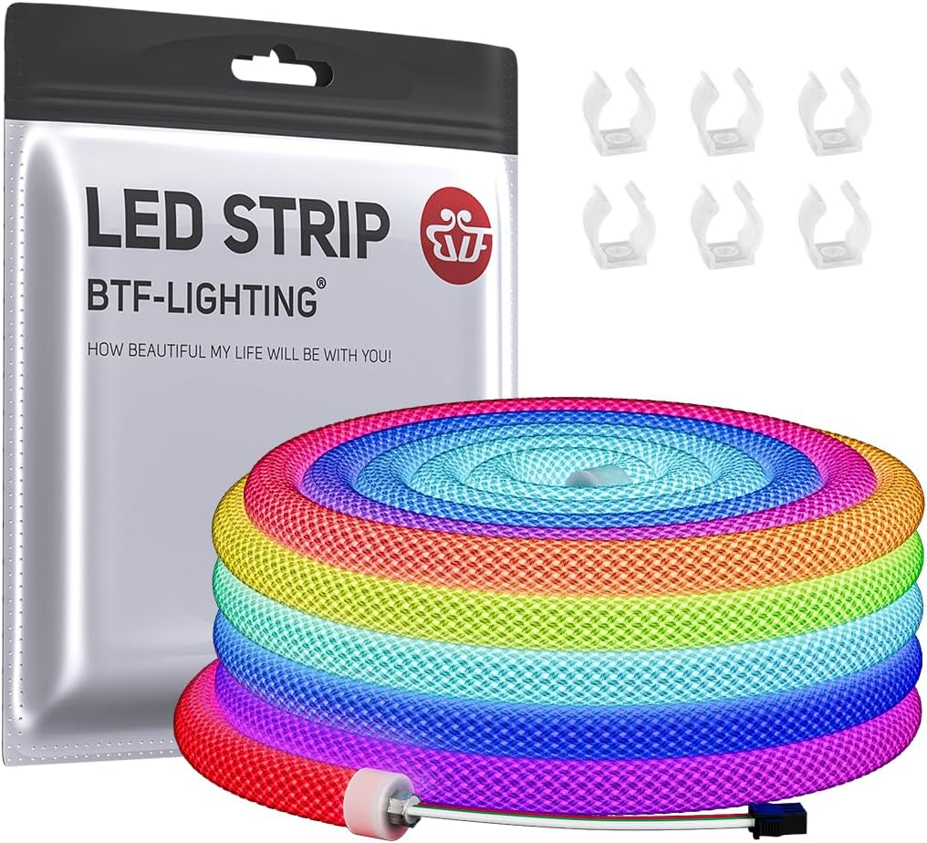 BTF-LIGHTING 9.8FT WS2811 WS2812B IC RGB Neon LED Strip Review