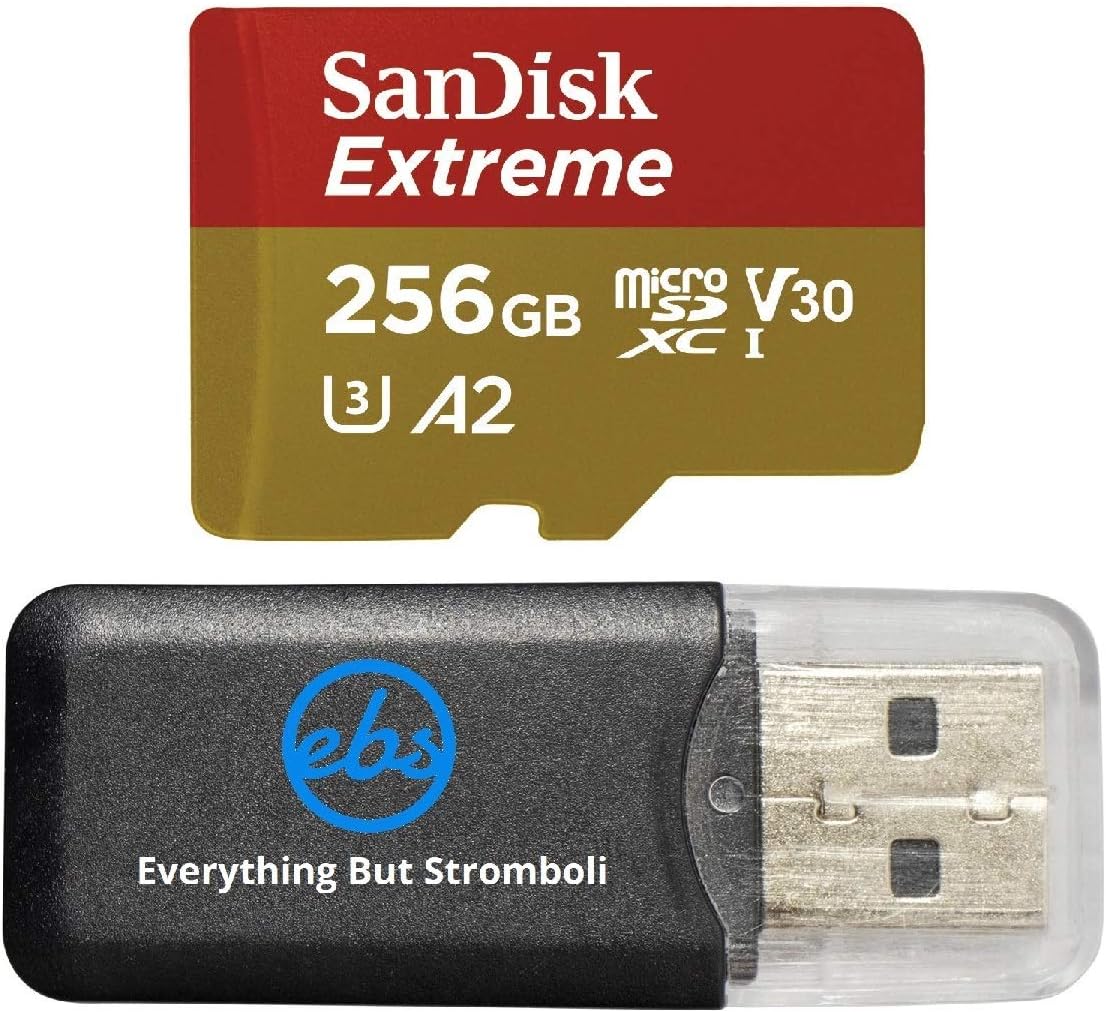 256GB SanDisk Extreme Micro SDXC - GoPro Compatible
