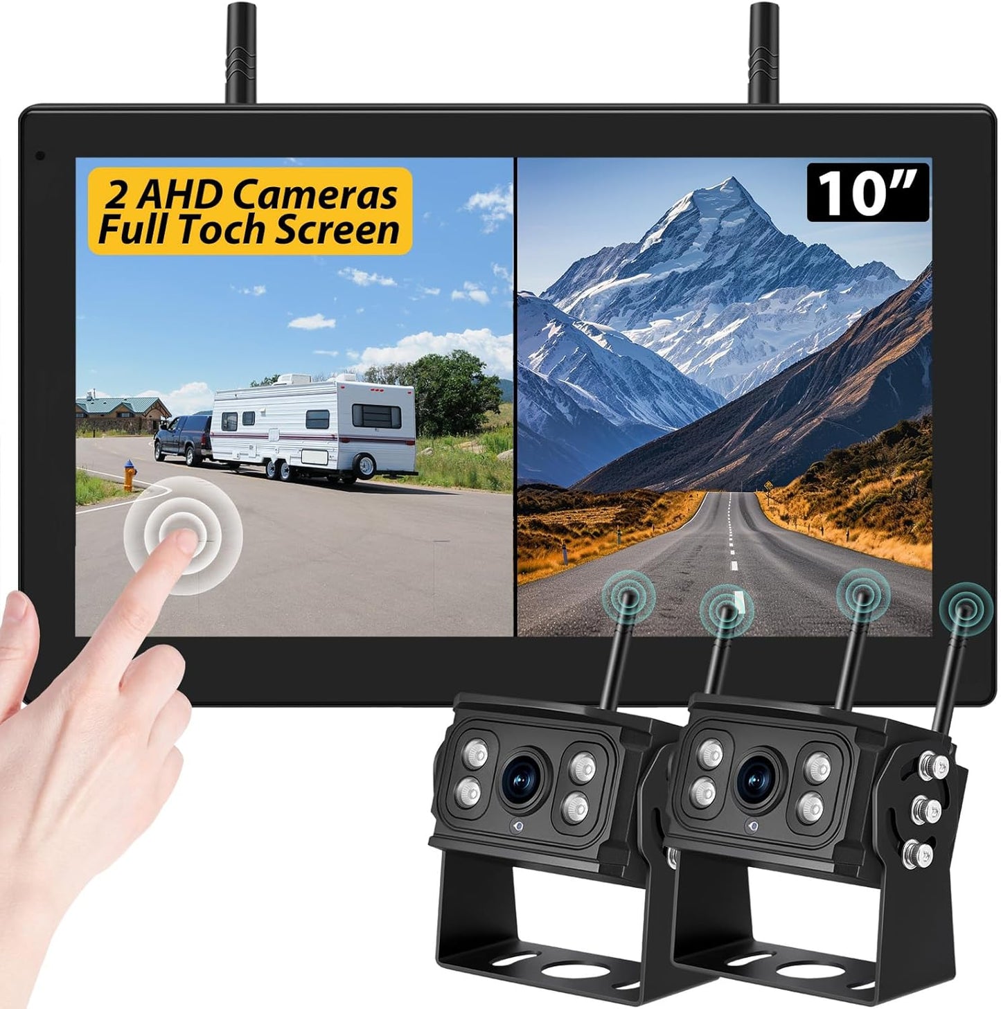 Xrizuo RV Wireless Backup Camera Kit with IR Night Vision