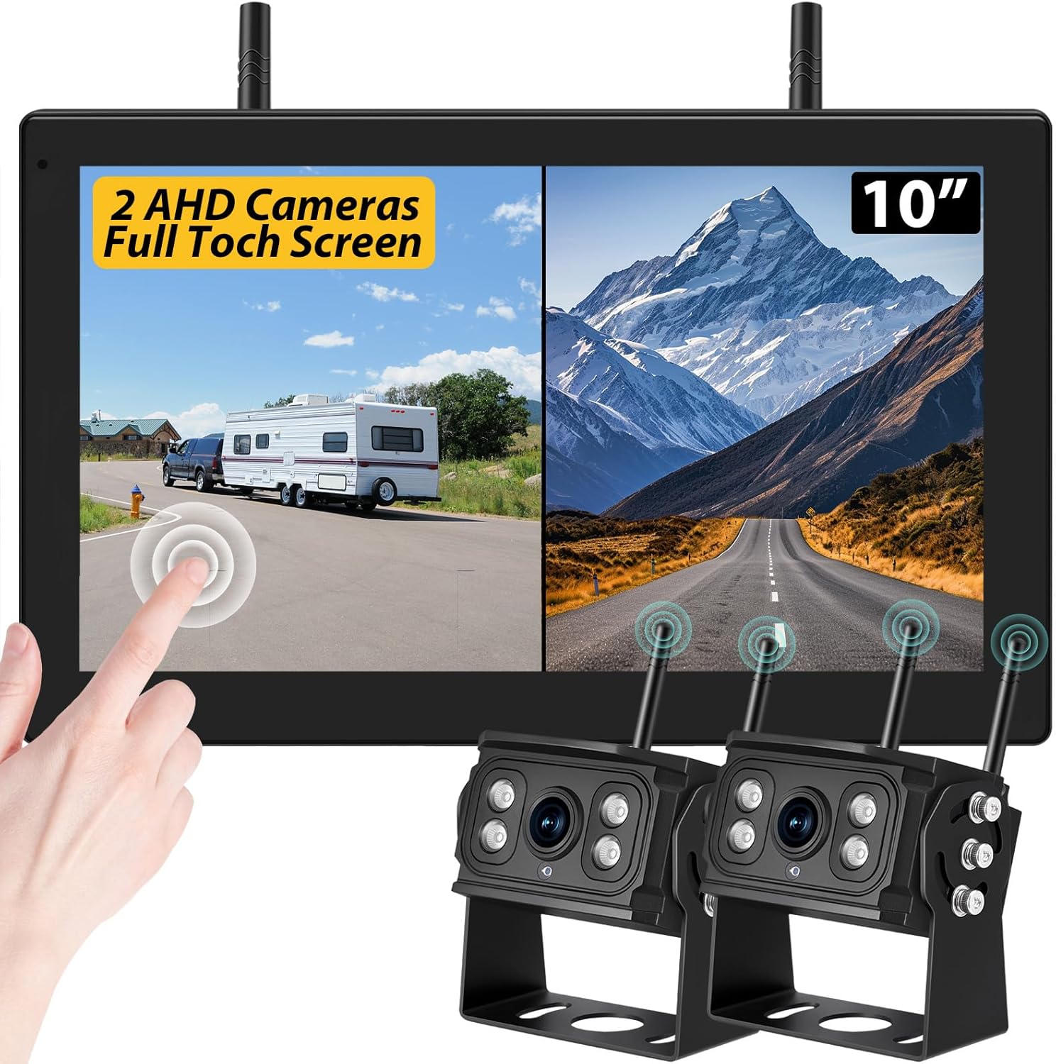 Xrizuo RV Wireless Backup Camera Kit with IR Night Vision