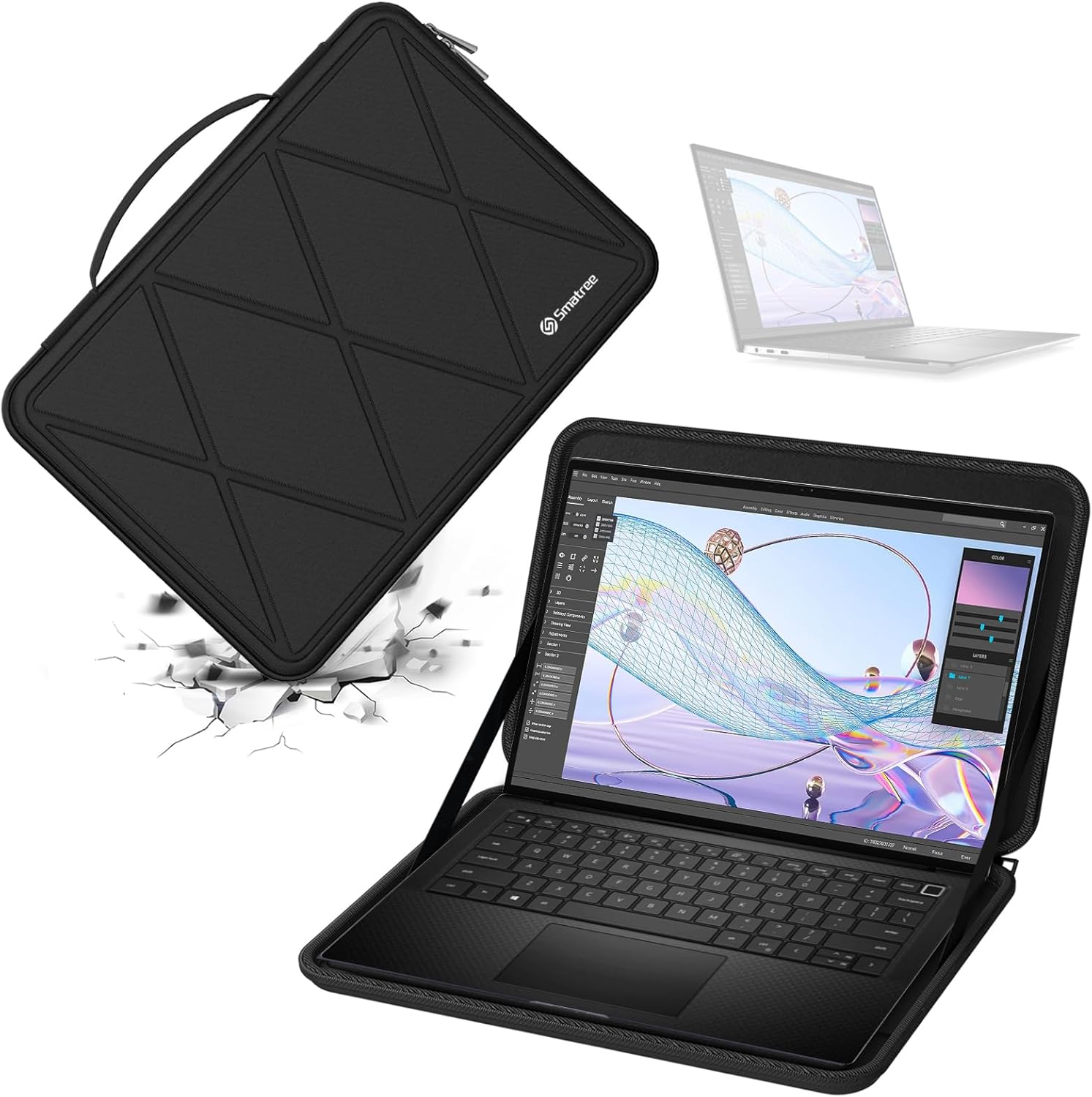 Smatree Hard EVA Protective Sleeve Case for DELL and Lenovo Laptops