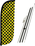 Feather Flag Pole Kit - 7 ft Tall Advertising Banner for Outdoor
