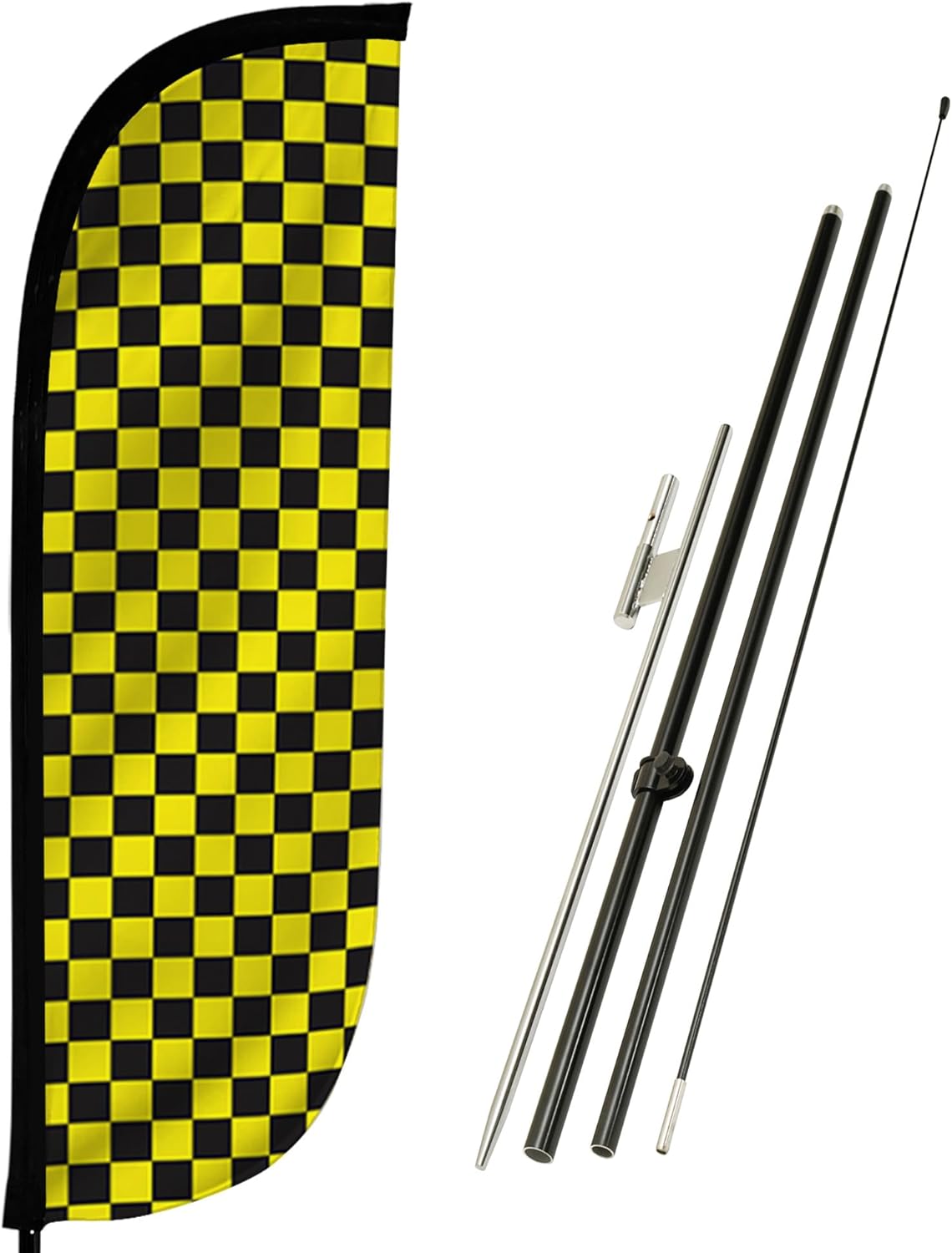 LookOurWay Feather Flag Pole Kit for High Visibility Promotion