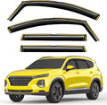 in-Channel Window Rain Guards for Hyundai Santa Fe 5-Seat 2019-2023