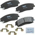 Bendix Priority1 CFC1056K1 Ceramic Front Brake Pads - Quiet Stopping