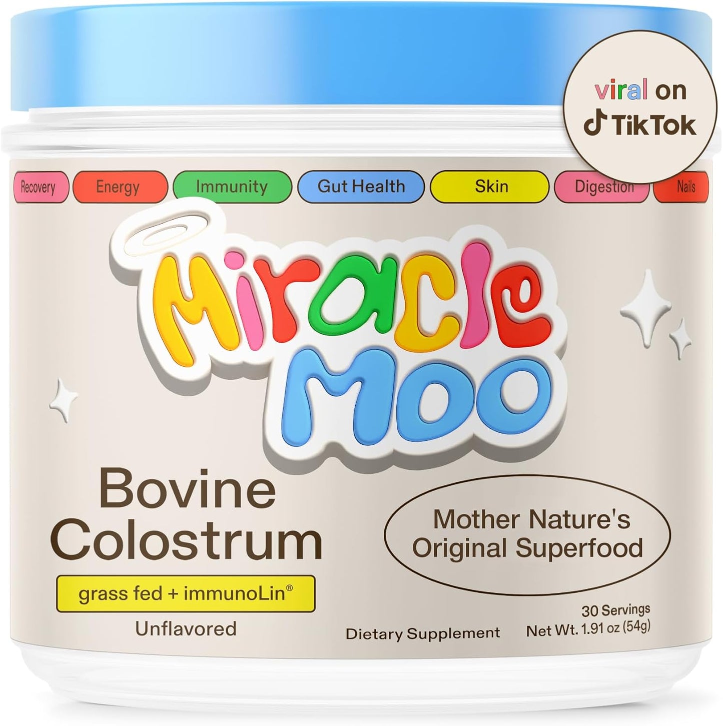 Colostrum Supplement for Gut Health and Immune Support
