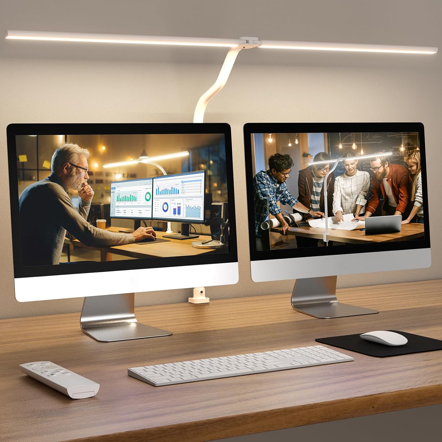 LED Desk Lamp with Remote Control for Home Office Use