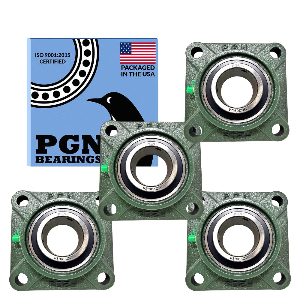 PGN UCF209-28 Pillow Block Bearing - Durable Chrome Steel Design