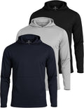 Mens Mesh Long Sleeve Athletic Pullover Hoodie - UPF 50 Essentials