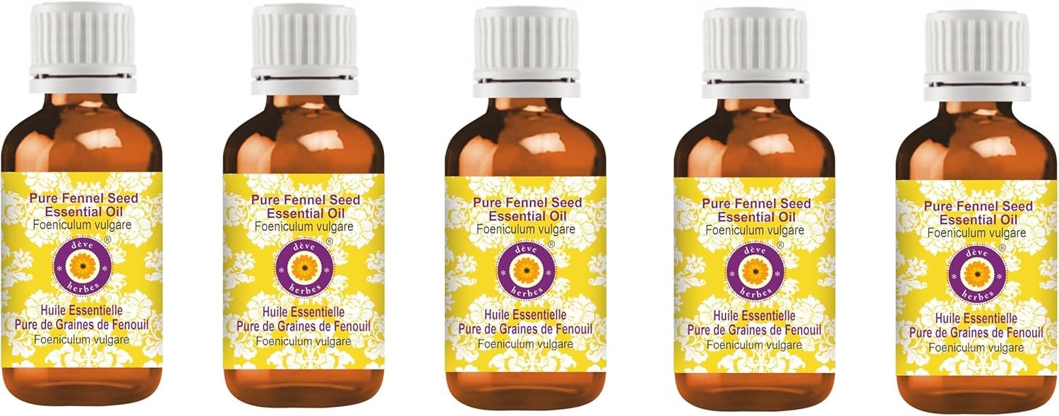 Deve Herbes Pure Fennel Seed Essential Oil for Skin Care