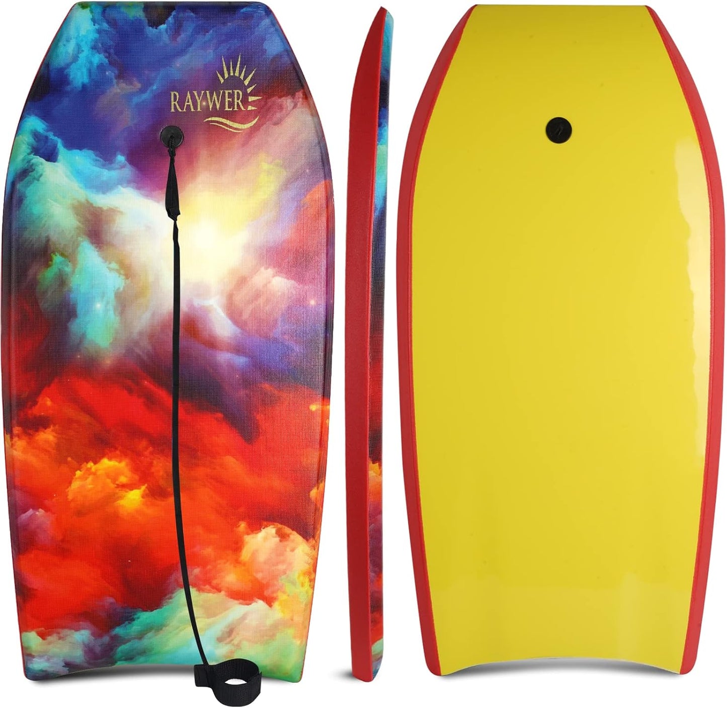 Body Board Lightweight with EPS Core for Kids and Adults Fun