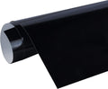 24in x 40 ft Glossy Black Repositionable Adhesive-Backed Vinyl