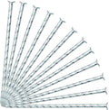 6 in Spiral Galvanized Garden Stakes 150 Pack - Durable Anchors