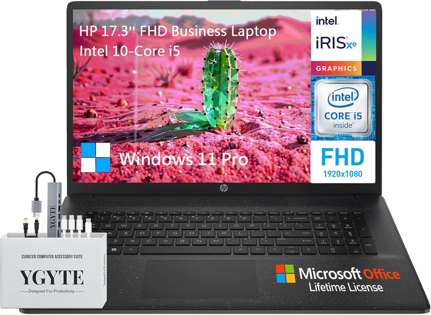 HP 17 Inch Laptop with Intel i5 and 64GB RAM for Power Users