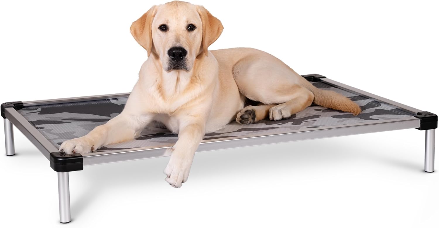 K9 Ballistics Chew Proof Elevated Cot Bed for Small Dogs & Puppies