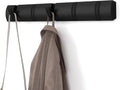 Umbra Flip Wall-Mounted Coat Rack with 5 Hooks - Space-Saving