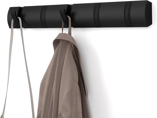 Umbra Flip Wall-Mounted Coat Rack for Modern Space-Saving Storage