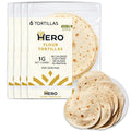 Hero Flour Tortilla Wraps - Low Carb, High Fiber Soft Tortillas