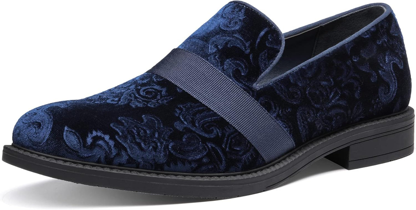 Bruno Marc Men's Dress Tuxedo Shoe Slip-on Classic Loafers