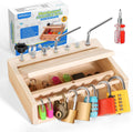 Montessori Screwdriver Board Lock and Key Set - Fine Motor Play