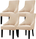 Lellen Stretch Wingback Chair Cover Slipcover for Dining Room