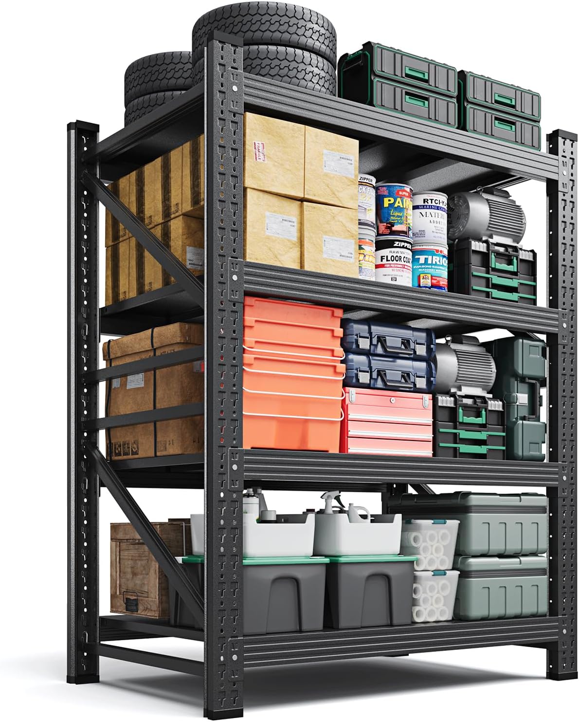 2000LBS Heavy Duty Garage Shelving Units for Maximum Storage