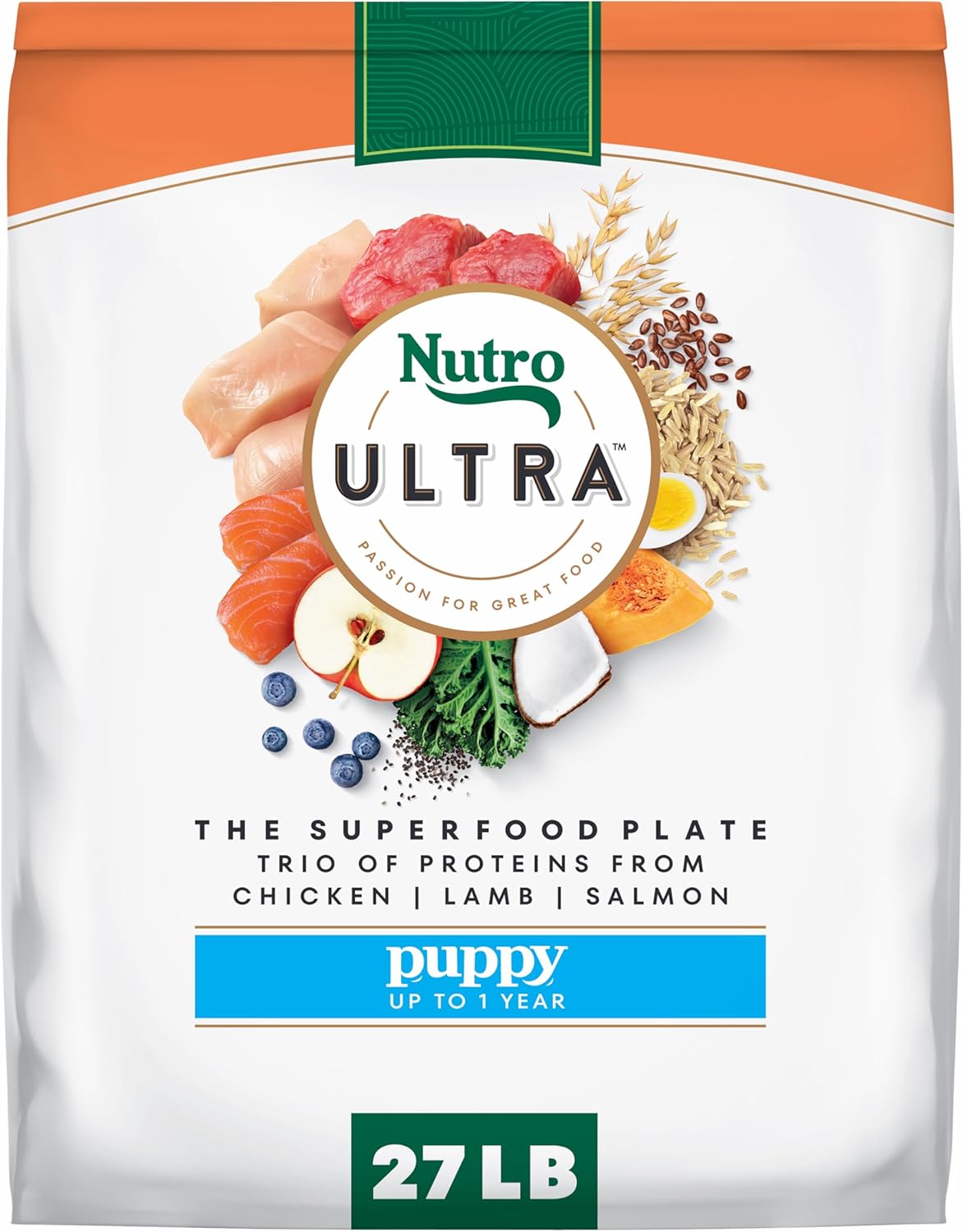Nutro Ultra High Protein Dry Puppy Food with Trio of Proteins