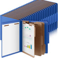 48 Pcs Classification Folders Letter Size with 3 Dividers - Heavy Duty
