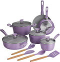 Tramontina Solara 14-Piece Ceramic Non Stick Cookware Set - Colorful