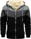 Men's Winter Fleece Thermal Jackets Sherpa Lined Hoodies - Warm Coats