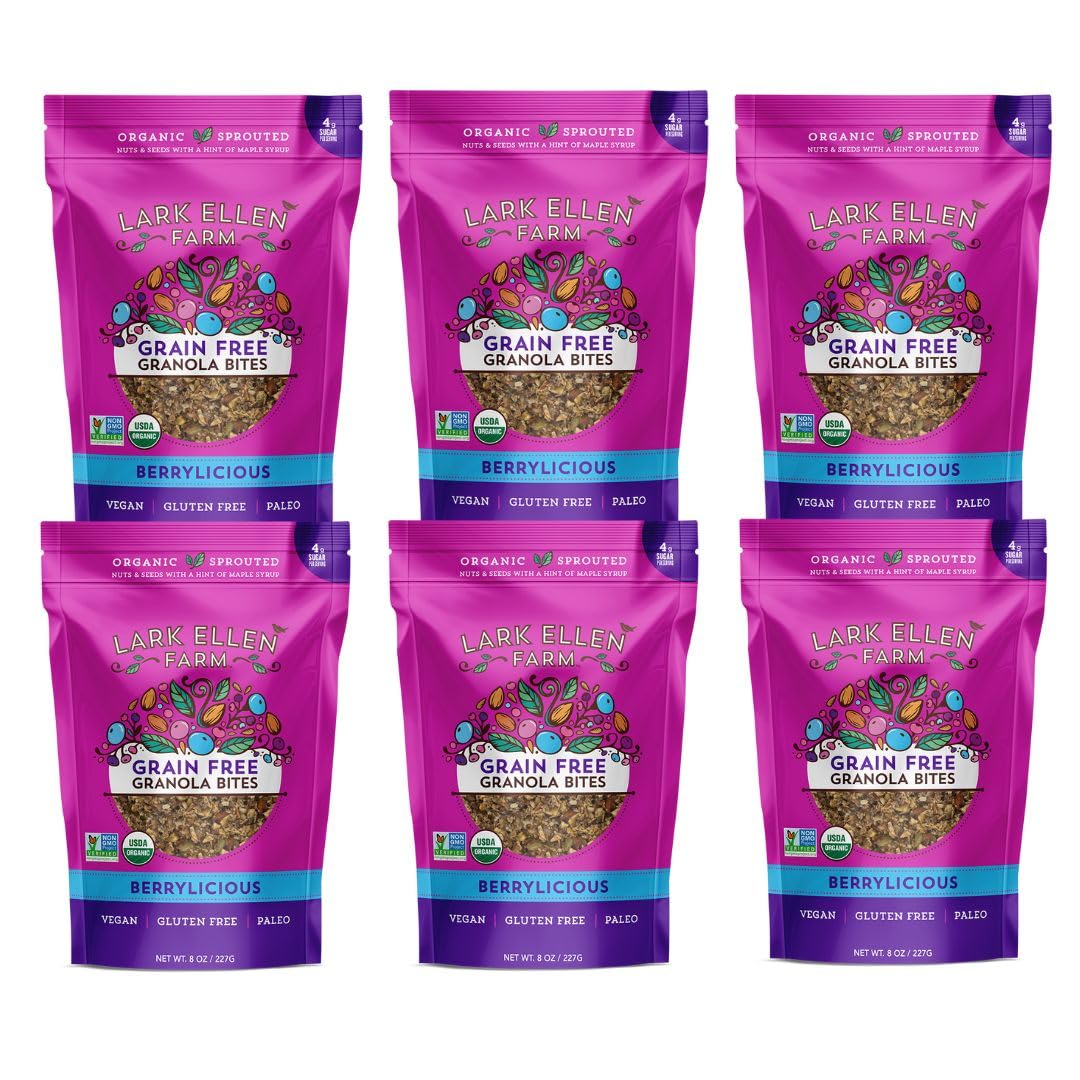 Berrylicious Granola Clusters: Organic, Vegan, Low Carb Snack