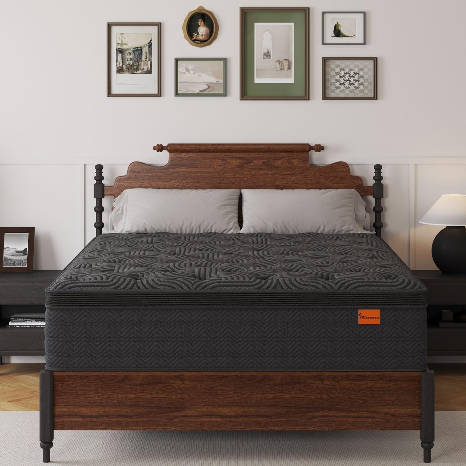 Twin Mattress 12 Inch Hybrid with Durable Support and Comfort