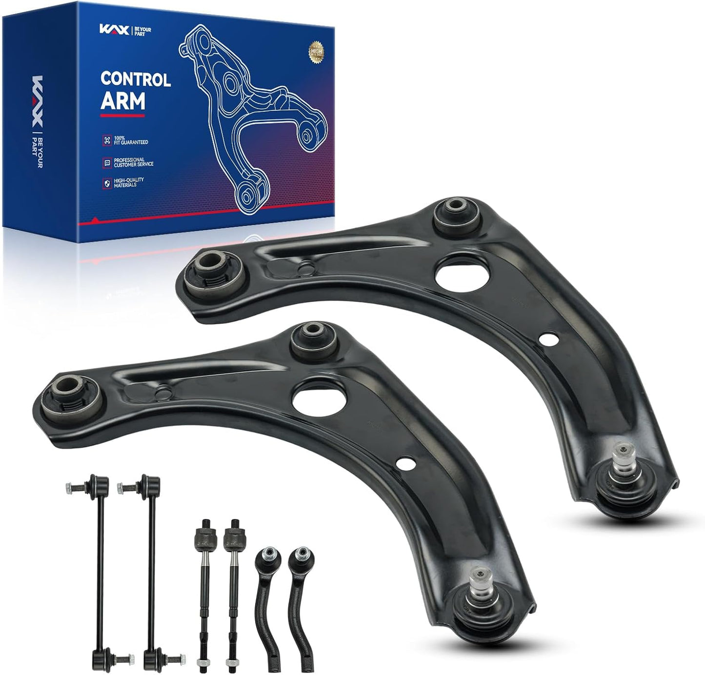 KAX Front End Control Arms Kit for 2012-2019 Nissan Versa