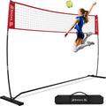 BAGAIL Volleyball Net 12ft Portable Set - Freestanding Practice Net