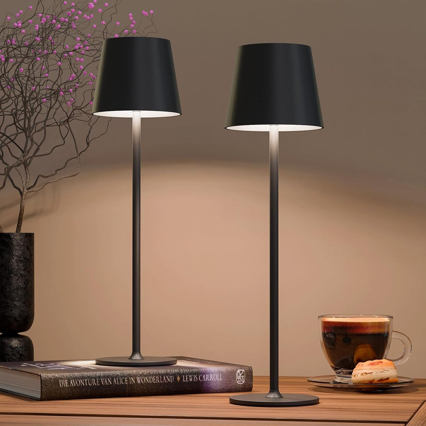 Rechargeable Table Lamp with Touch Control and Dimming Features