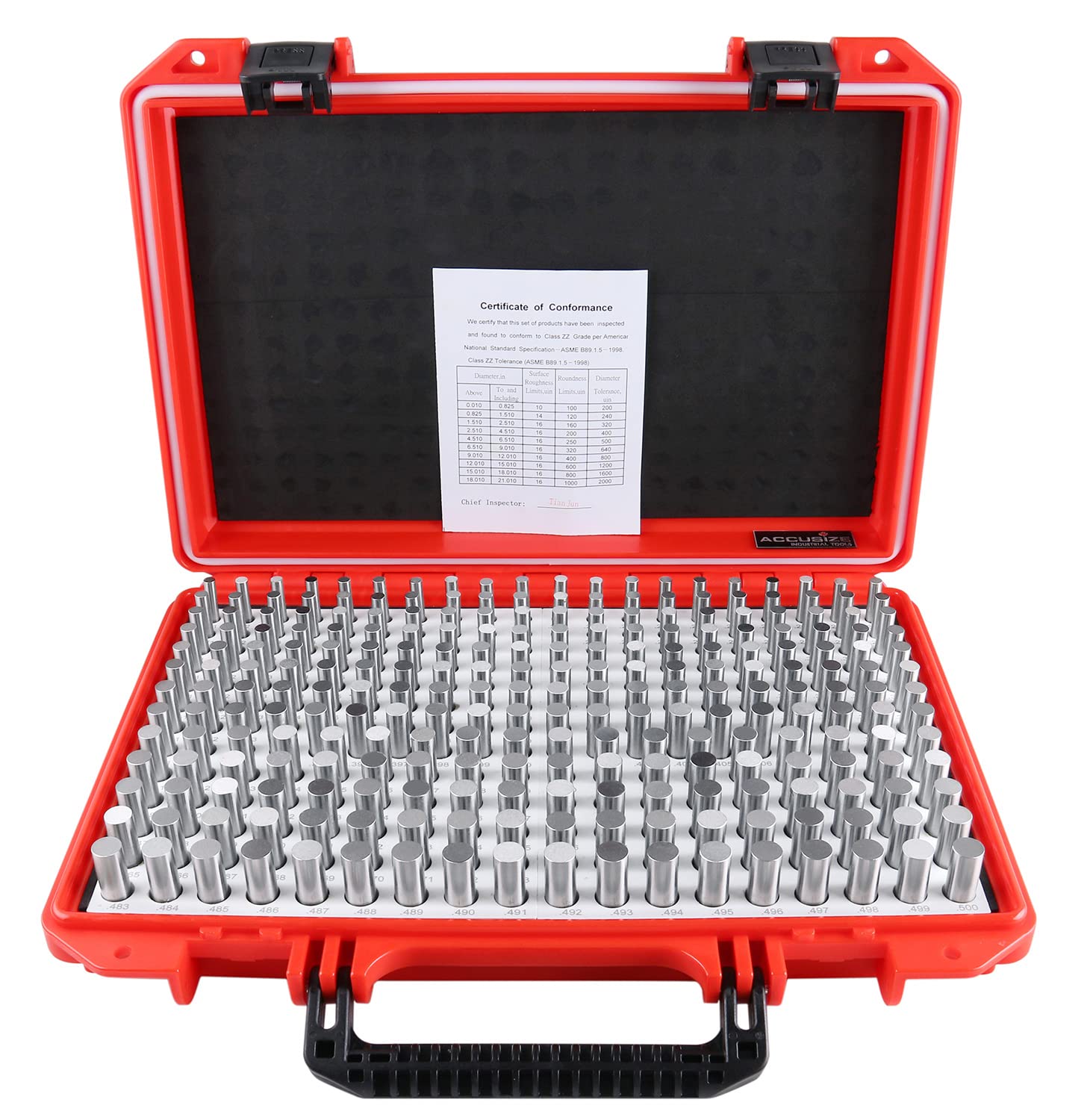 Accusize Industrial Tools 250 Pc Steel Plug Pin Gage Set Review
