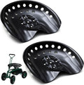 Metal Tractor Seat 2 Pcs Replacement for Lawnmower, Forklift or Bar
