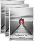 16x24 Poster Frame 3 Pack - Slim Silver Frames for Posters