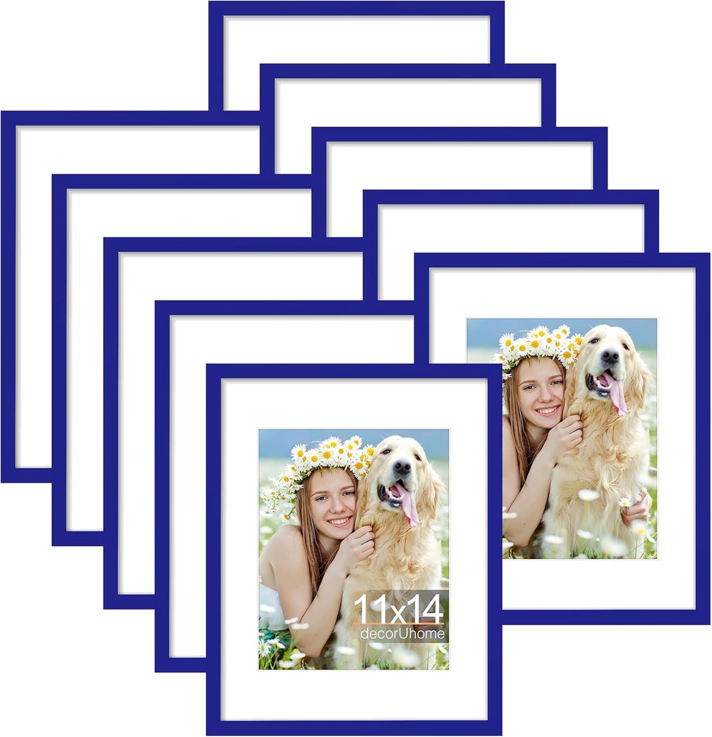 11x14 Picture Frame Set of 10 for Elegant Wall Decor
