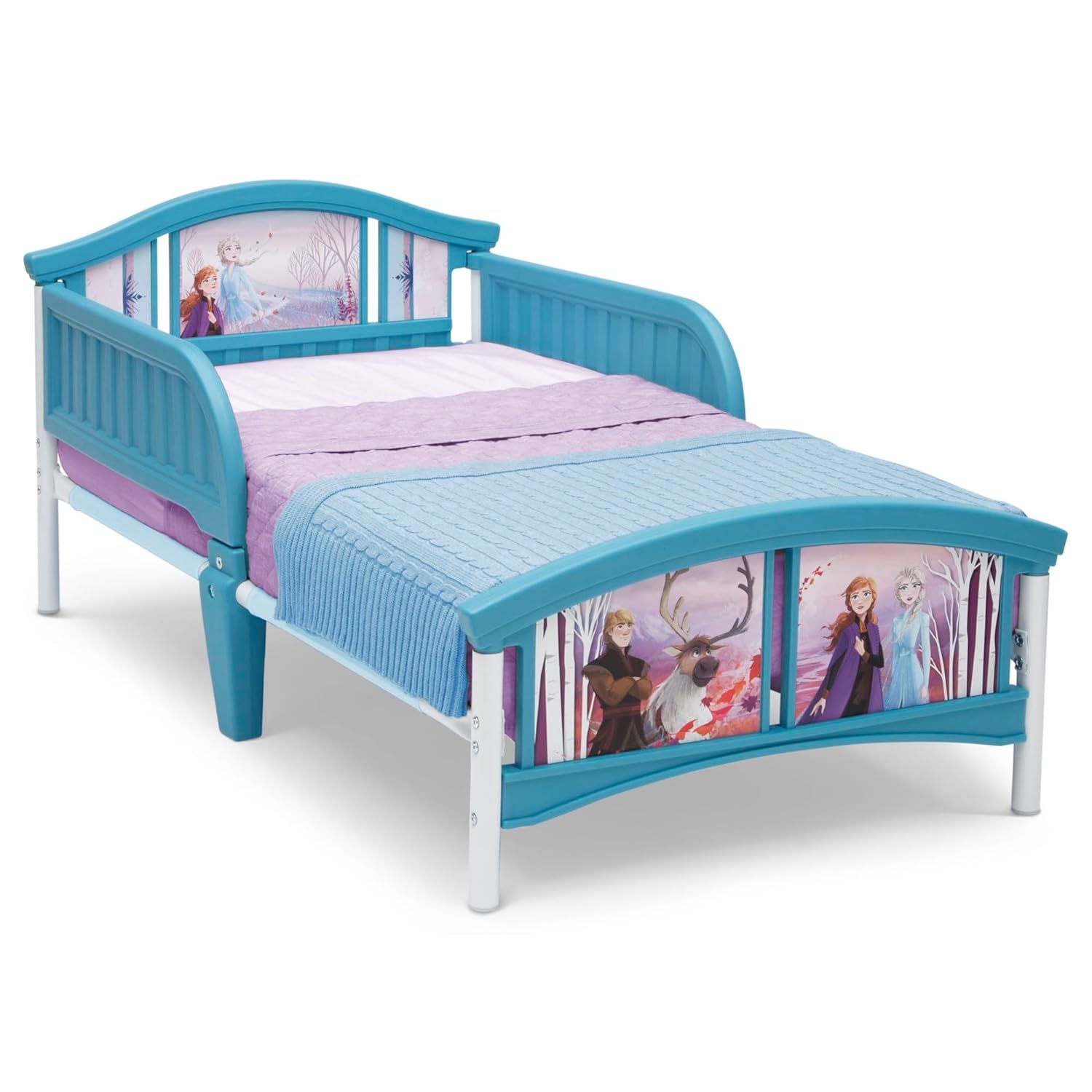 Delta Children Plastic Toddler Bed for Disney Frozen II Fans