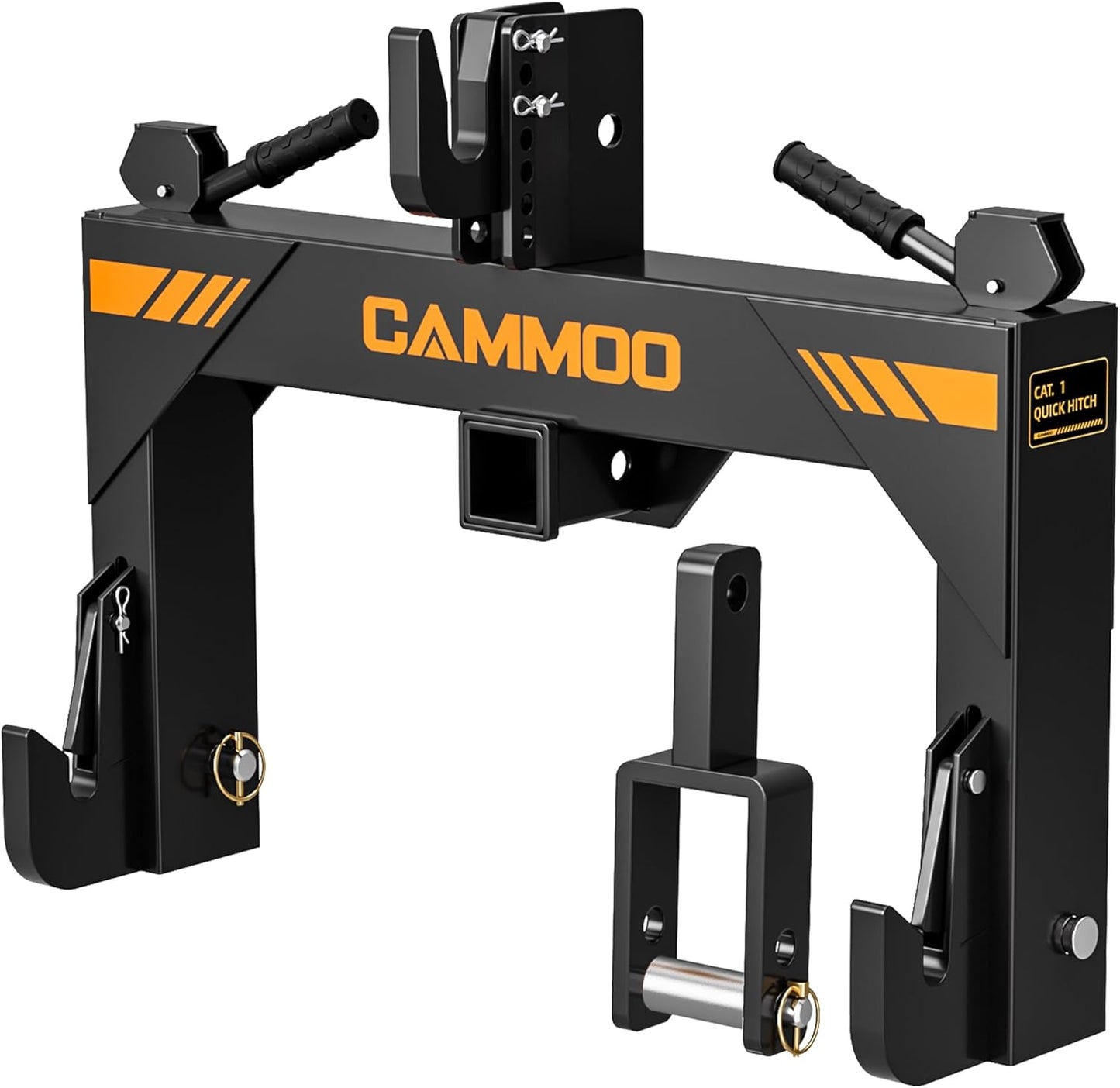 3-Point Quick Hitch with 2 Receiver for Heavy-Duty Use