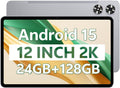 12 Inch Tablet Android 15 2K Display - Octa-Core Performance