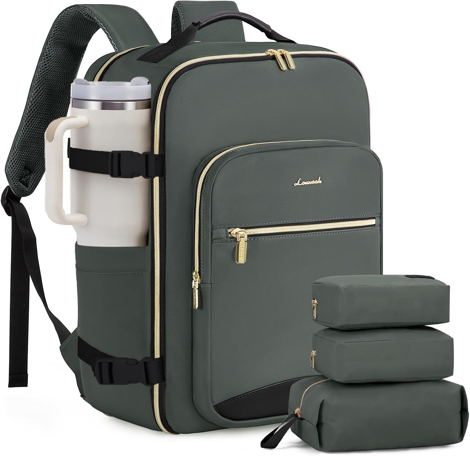 LOVEVOOK 50L Large Travel Backpack for Easy Airplane Travel