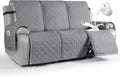 VANSOFY Waterproof Recliner Couch Cover 3-Seater - Pet Protector