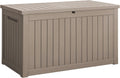 Devoko XXL 230 Gallon Resin Large Deck Box - Extra Large Outdoor